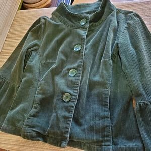 Forest Green Corduroy Live a Little Jacket